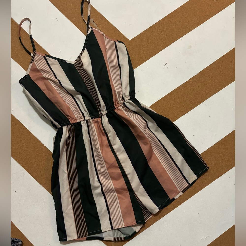 SHEIN Striped Romper